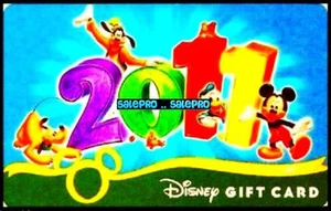 DISNEY 2011 US EXCLUSIVE LIMITED CELEBRATION OF DISNEYLAND COLLECTIBLE GIFT CARD - Picture 1 of 1