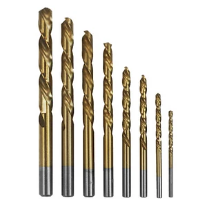 Hss-Tin Punta a Spirale din 338N Punta Trapano IN Metallo - Foto 1 di 48