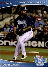 2018 Corpus Christi Hooks Grandstand 11 Ralph Garza Edinburg Texas Baseball Card