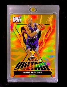 KARL MALONE RARE GOLD REFRACTOR SP Insert NBA HOOPS 2024-25 HOLO - JAZZ - Picture 1 of 6