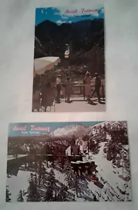 Vintage Set of 2 Palm Springs Aerial Tramway Photo Postcards - Unused - Picture 1 of 2
