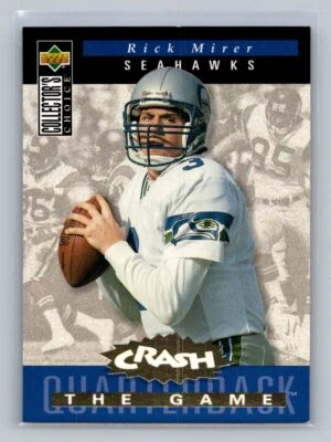1994 Collector's Choice You Crash the Game Gold Exchange Rick Mirer #C3 - Image 1 of 2