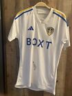 Signed Meslier Football Top Leeds United Home Shirt Size Small