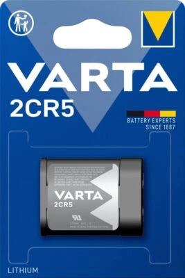 VARTA Batterien 2CR5 Lithium Rundzelle, 1 Stück, 6V, Spezialbatterien für elektr - Bild 1 von 4