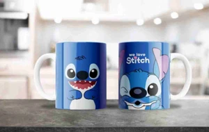 Stitch Cartoon Tea/Coffee Mugs - Picture 1 of 2