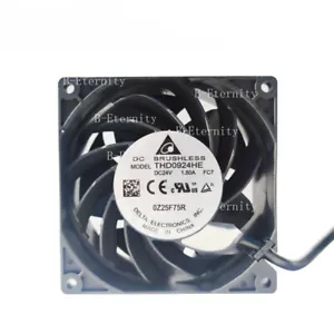 Delta Fan THD0924HE DC 24V 1.8A 92*92*38MM 4-wires 11000RPM Large Air volume Fan - Picture 1 of 3