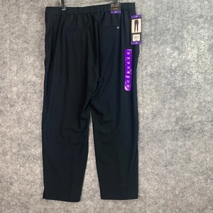 Banana Republic Pants Womens 14 Black Pull On Ankle Crop Stretch with Pocket - Picture 1 of 14
