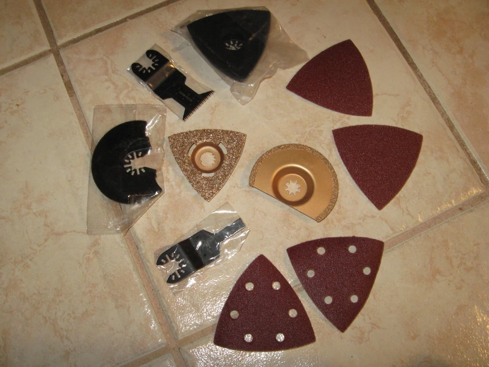 10 PIECES BRAND NEW Accessories for Craftsman Nextec 12V Cordless Multi-Tool - Image 1 of 1