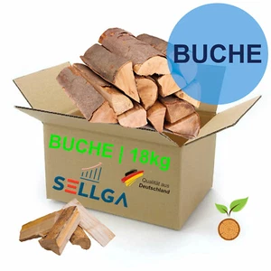 Buche Brennholz 18kg Kaminholz Feuerholz trocken & ofenfertig Länge ca 25cm Holz - Bild 1 von 4