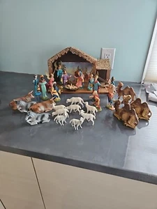 Belén Fontanini Depose Italia 31 Piezas Set 5" Figuras Estable Marca Araña De Colección  - Imagen 1 de 24