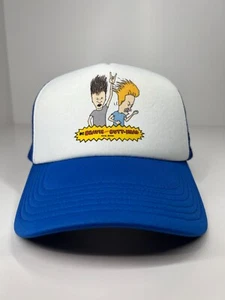 Beavis and Butt-Head trucker cap hat blue white adjustable one size fits most - Bild 1 von 10