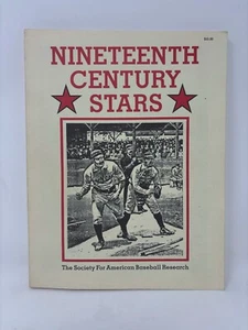 Nineteenth Century Stars Baseball Book SABR Society for American BBall Research - Picture 1 of 1