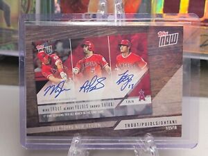 2019 Topps Now Review Shohei Ohtani Mike Trout Albert Pujols Auto TN9 Angels 