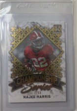 2021 Leaf Championship Series Najee Harris Rookie Card 2/50