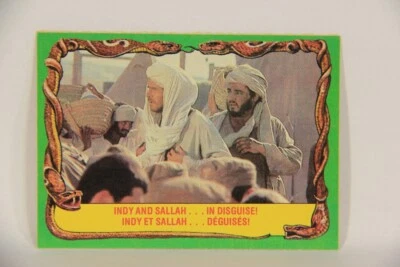 Raiders Of The Lost Ark 1981 Card #44 Indy And Sallah In Disguise FR-ENG L017970 - Image 1 of 2