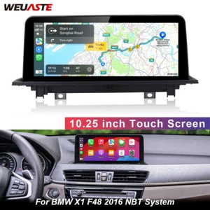 For BMW X1 F48 2016 NBT System 10.25'' Car Multimedia Screen Navi Wifi Carplay - Picture 1 of 12