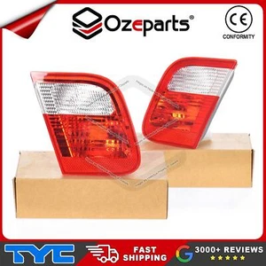 Pair LH+RH Rear Inner Tail Light Boot Lid Lamp For BMW 3 Series E46 Sedan 98~01 - Picture 1 of 6
