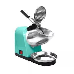 Ice Shaver Crusher Electric Portable Stainless Steel Ice Maker with Ice Plate - Picture 1 of 9