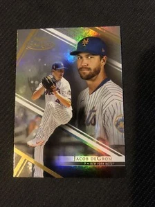 2021 Topps Gold Label Jacob DeGrom #63 New York Mets  - Picture 1 of 2
