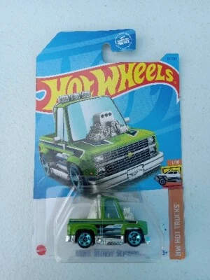 Hot Wheels Toon'd '83 Chevy Silverado Green #93 2023 HW Hot Trucks 1/10 TRL7#39 - Image 1 of 4