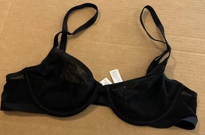 Reggiseno donna nero taglia 32A demi cover sfoderato ferretto Auden - Foto 1 di 5