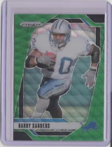 Barry Sanders Panini Prizm Prizms Green Wave #99 2024 - Imagen 1 de 2