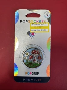 PopSockets Popgrip-Premium- ENAMEL FUN GUY- FUNGUS MUSHROOM-Phone Grip & Stand - Picture 1 of 2