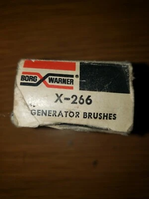 NOS BORG WARNER X-266 GENERATOR BRUSH SET - Image 1 of 4