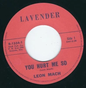 REPRO Rockabilly Leon Mach LAVENDER 1554 You hurt me so / It's you i love ♫ - Bild 1 von 1