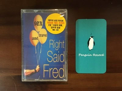 RIGHT SAID FRED - SEX AND TRAVEL CASSETTE TAPE KOREA EDITION SEALED - Image 1 of 3