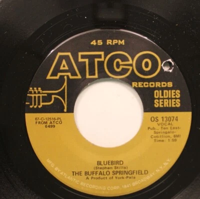 Rock 45 The Buffalo Springfield - Bluebird / Mr. Soul On Atco Records - Image 1 of 2