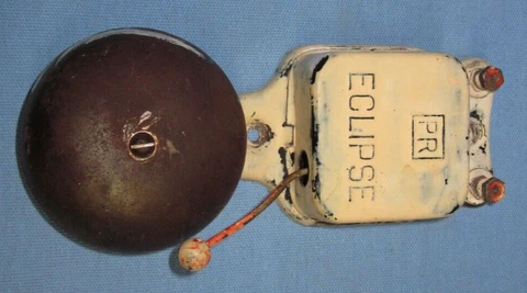 Vintage Eclipse PR Door Bell Ringer, made by Stanley & Patterson NY NY Cover