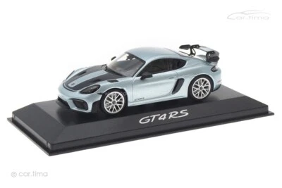 Porsche 718 Cayman GT4 RS Azzuro Thetys Metallico MINICHAMPS 1:43 - Immagine 1 di 4