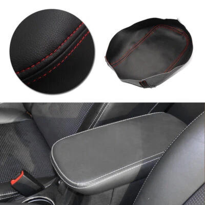 1*Inner NUEVO Apoyabrazos Consola Central Cubierta Cuero Negro Para Chrysler 200 11-14 Foto 1 de 4