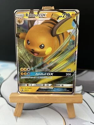 Pokemon Black Star Promo Sonne & Mond Promokarte SM213 Raichu GX Boosterfrisch - Bild 1 von 2