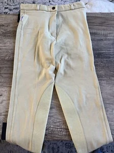 Equistar Breeches Yellow Equestrian Horse Riding Pants Women’s Size 26-L - Picture 1 of 5