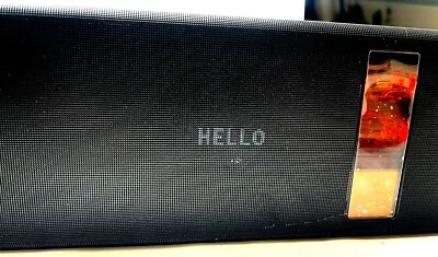 Barra de sonido Samsung HW-F850/ZA con tubos de vacío - Probada/Funcionando *Puerto de alimentación dañado Foto 1 de 4