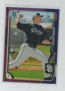 2015 Bowman Chrome JAMES NEEDY Purple Refractor 040/250 - Foto 1 di 1