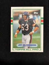 1989 Jay Hilgenberg Topps ERROR Card #59