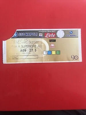 Biglietto Calcio Stadio 2016/17 Napoli Juventus 02/04/2017 Curva A Superiore - Immagine 1 di 2