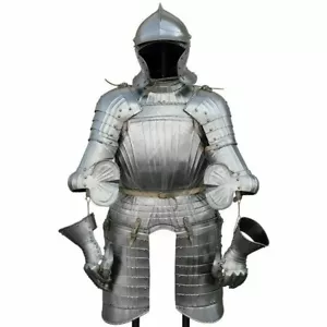 Medieval Wearable Knight Crusader Half Suit Of Armor Cost Wearable Armor Costume - Picture 1 of 4