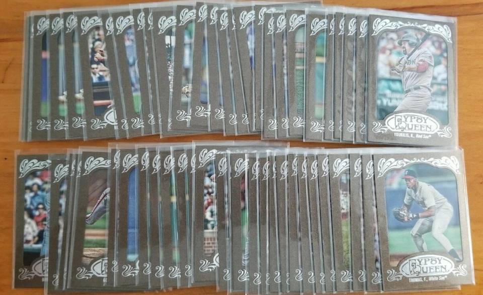 2012 Topps Gypsy Queen Framed Gold singles you pick fill your set - Image 1 of 1