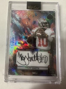 2024 Wild Card 7 Card Studs 1/1 Troy Smith - Picture 1 of 3