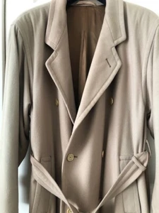 Gents Overcoat Wool and Cashmere 3/4 length size L - Picture 1 of 13