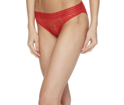 Calzoncillo de bikini Stella de encaje rojo Stella McCartney para mujer talla XL L54434 Foto 1 de 2