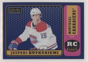 2018-19 O-Pee-Chee Platinum Retro Blue Rainbow /149 Jesperi Kotkaniemi Rookie RC