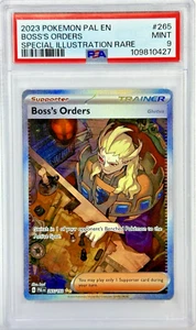 PSA 9 PAL EN Boss's Orders #265 SIR - 2023 Sv02: Paldea Evolved 265/193 - Picture 1 of 2