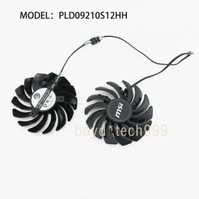 PLD09210S12HH Fan For MSI RADEON RX 5600XT 5700XT 5600 5700 XT MECH OC GPU Card - Image 1 of 4