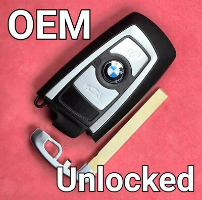 Desbloqueado OEM 2009 - 2018 BMW SERIE 3 X3 M5,6 llave inteligente 3B - YGOHUF5767 Foto 1 de 3