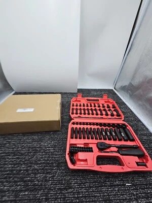 (57-PIECES) Impact Wrench Standard SAE CR-V Steel Deep & Shallow Ratchet Handle - Image 1 of 4